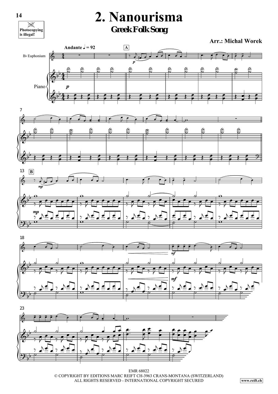 Around The World Volume 8 Euphonium scores gallery preview page 6