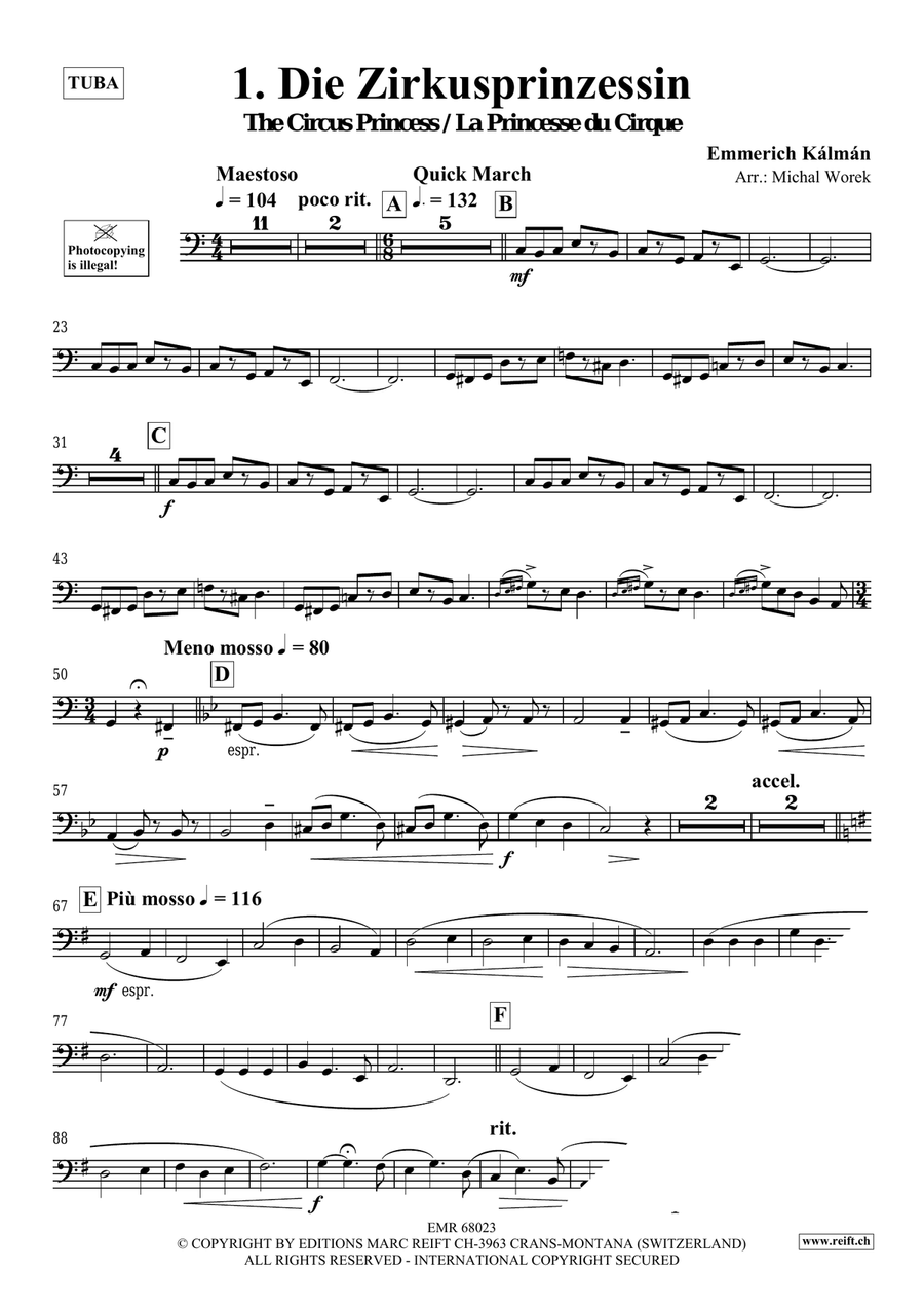 Around The World Volume 8 Tuba scores gallery preview page 4