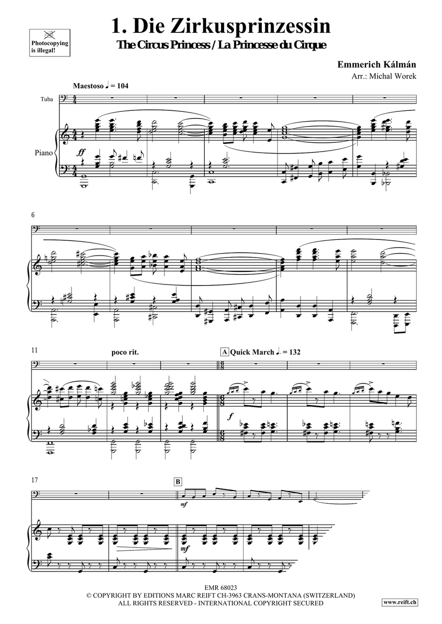 Around The World Volume 8 Tuba scores gallery preview page 5