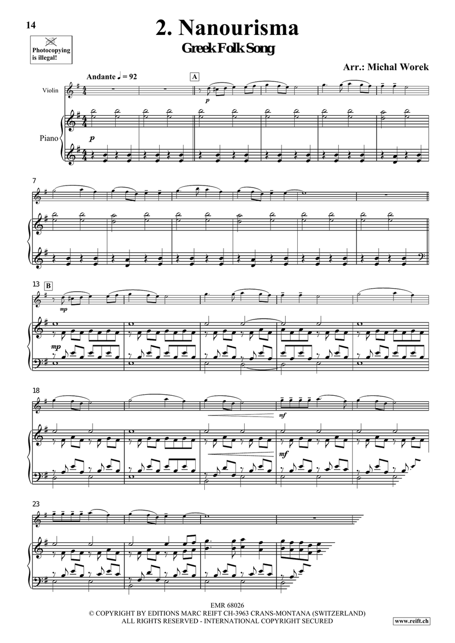 Around The World Volume 8 Violin Solo scores gallery preview page 6
