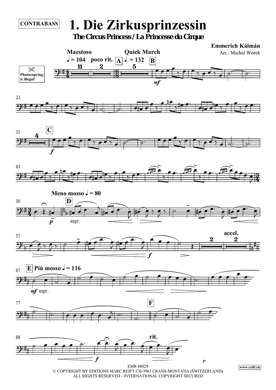 Around The World Volume 8 Double Bass scores gallery preview page 4
