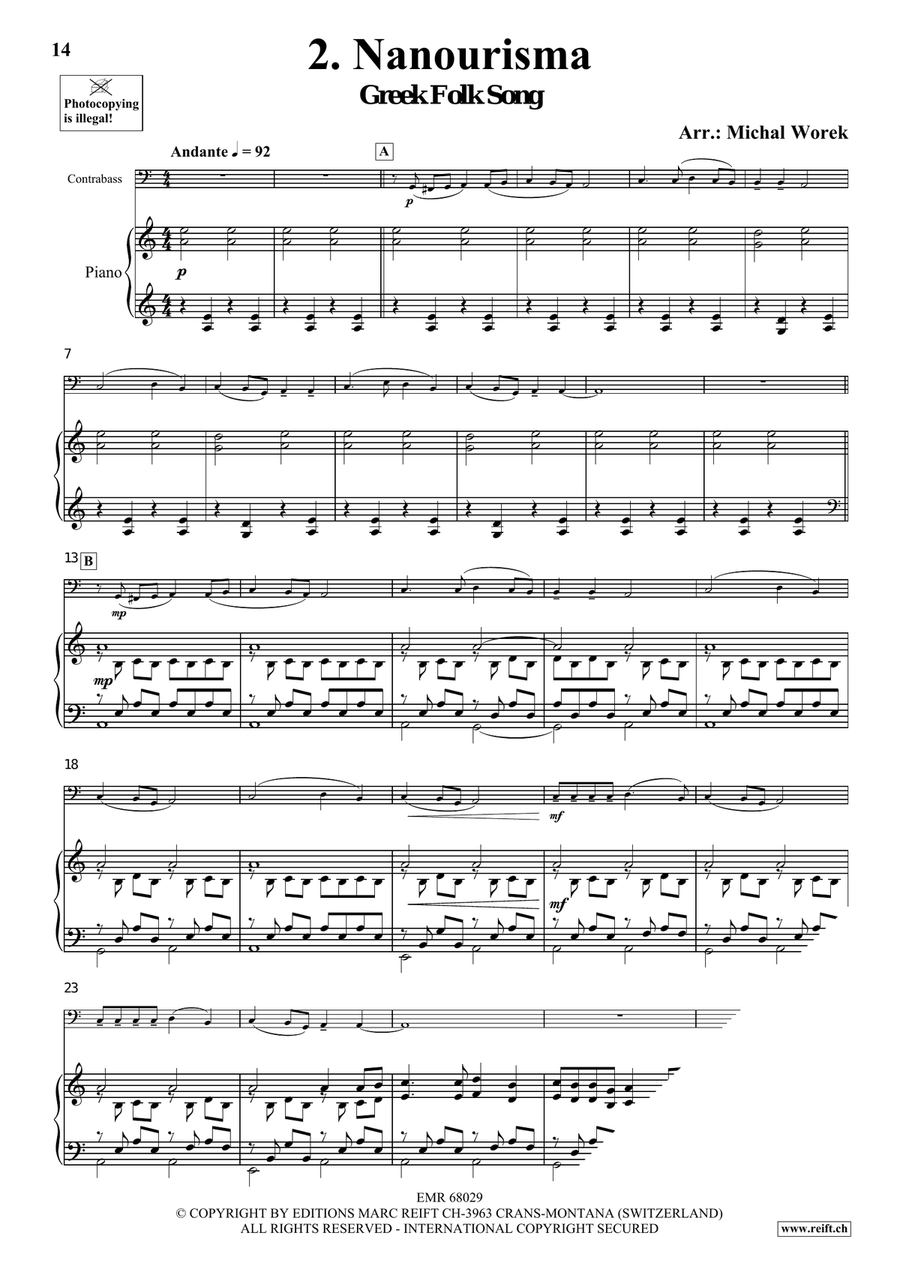 Around The World Volume 8 Double Bass scores gallery preview page 6
