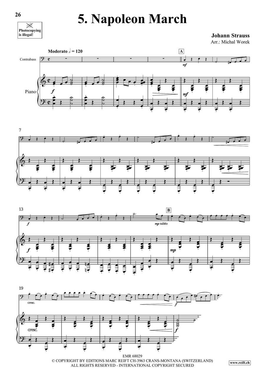 Around The World Volume 8 Double Bass scores gallery preview page 9