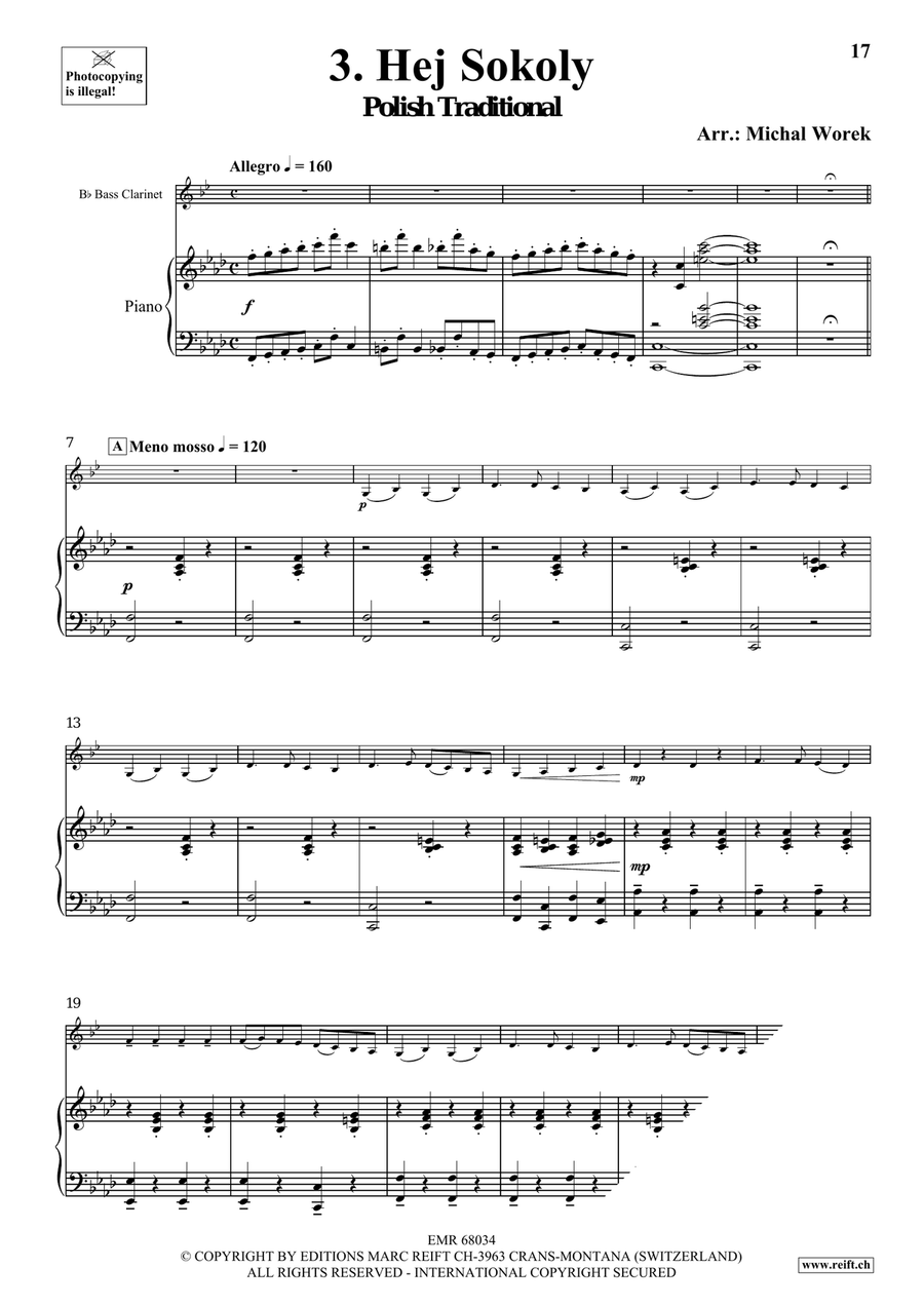 Around The World Volume 9 Bass Clarinet scores gallery preview page 9