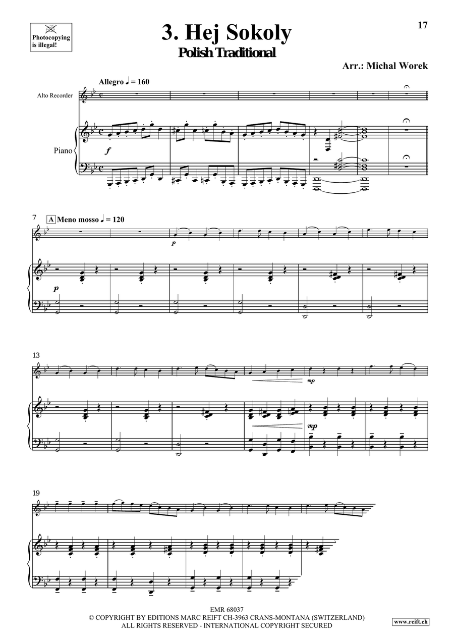 Around The World Volume 9 Alto Recorder scores gallery preview page 9