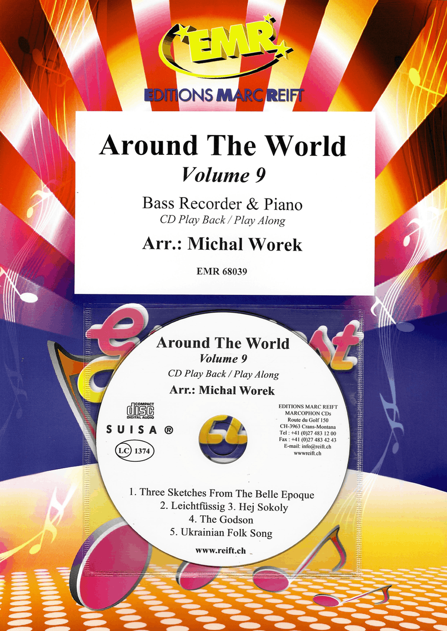 Around The World Volume 9 Bass Recorder scores gallery preview page 1