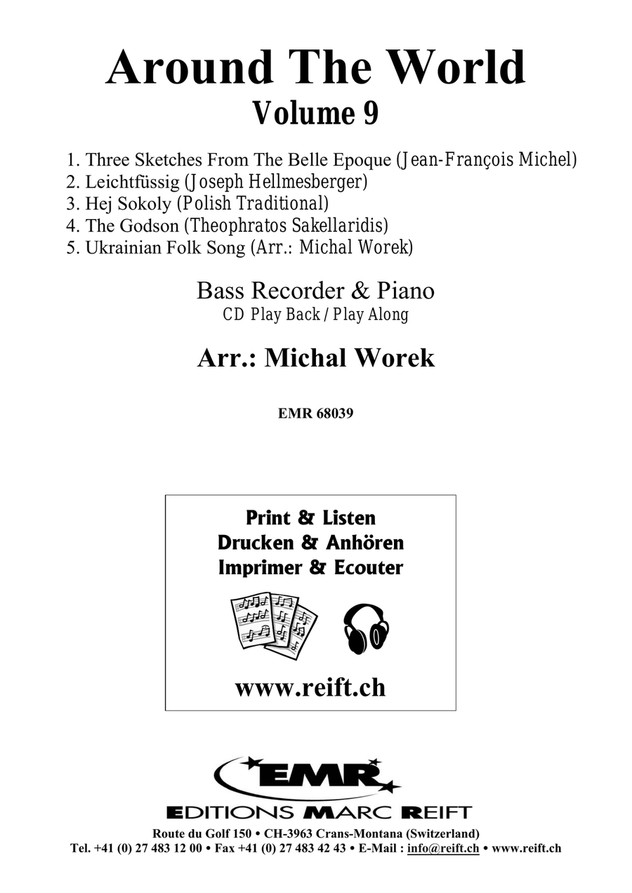 Around The World Volume 9 Bass Recorder scores gallery preview page 2
