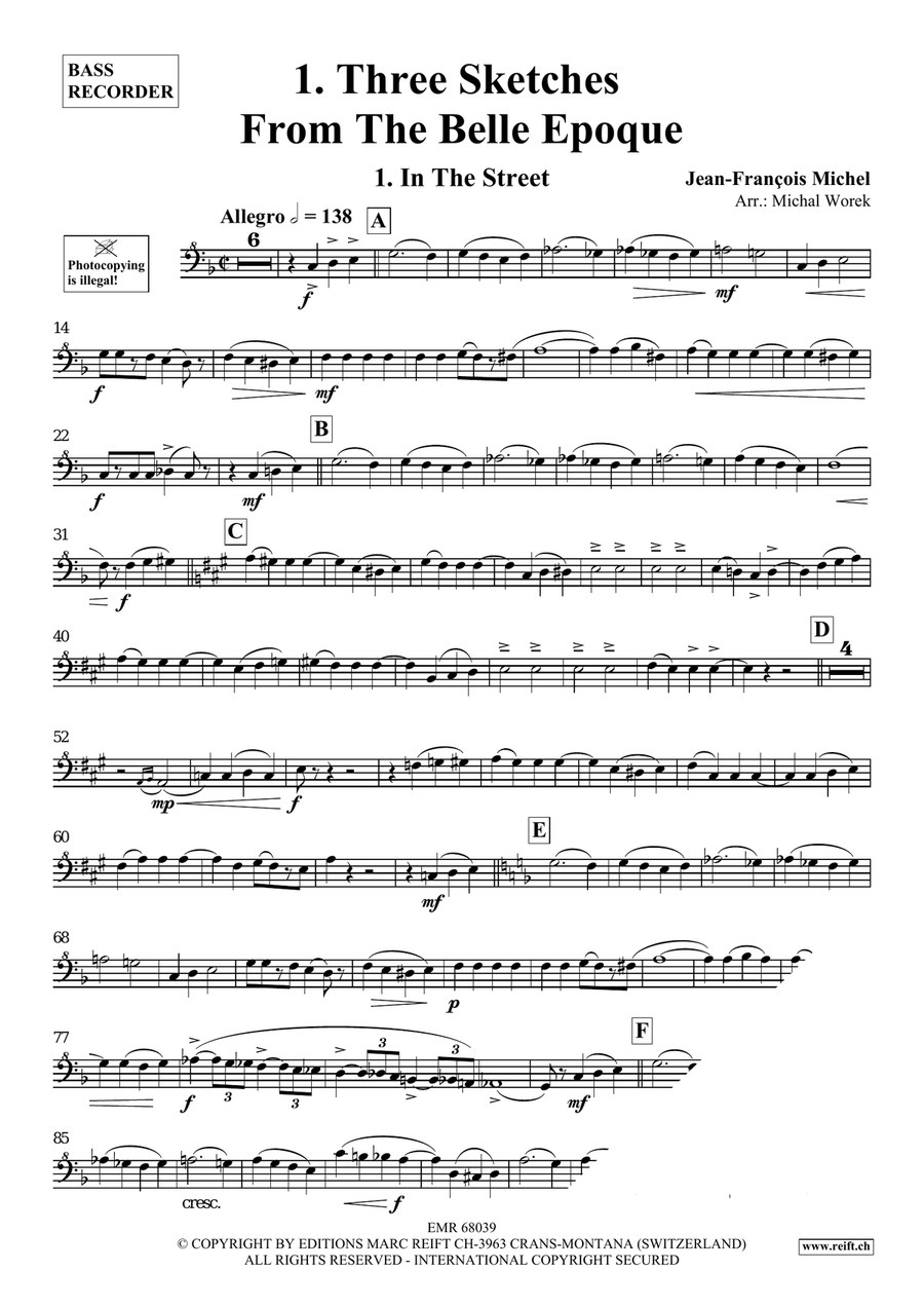 Around The World Volume 9 Bass Recorder scores gallery preview page 4