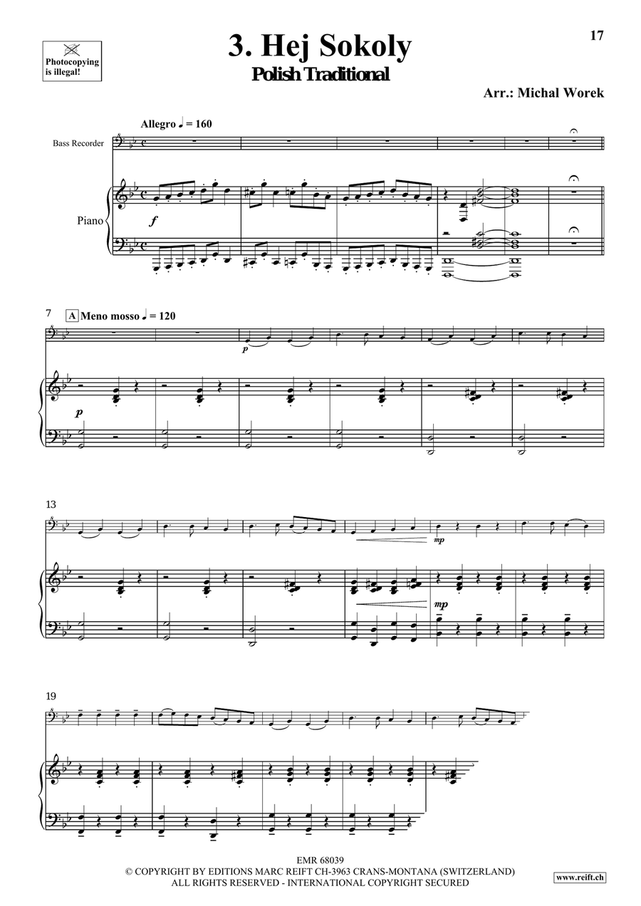 Around The World Volume 9 Bass Recorder scores gallery preview page 9