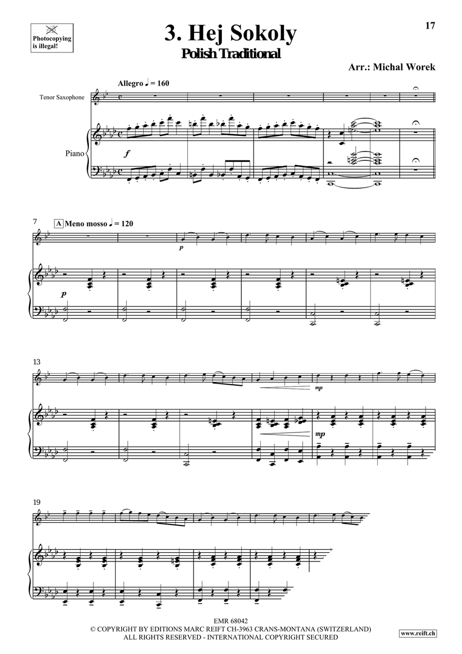 Around The World Volume 9 Tenor Saxophone scores gallery preview page 9