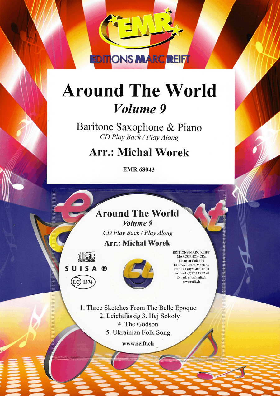 Around The World Volume 9 Baritone Saxophone scores gallery preview page 1