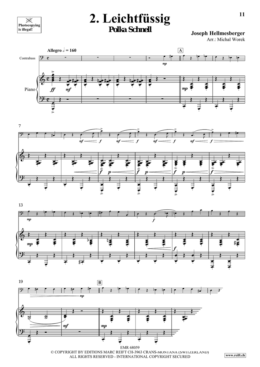 Around The World Volume 9 Double Bass scores gallery preview page 8