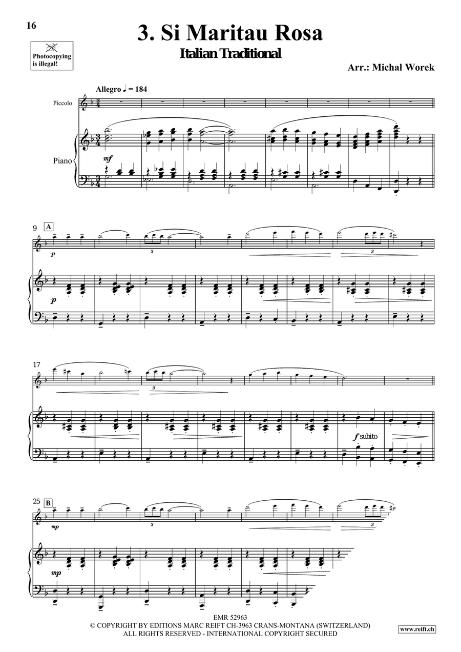 Around The World Volume 7 Piccolo scores gallery preview page 7