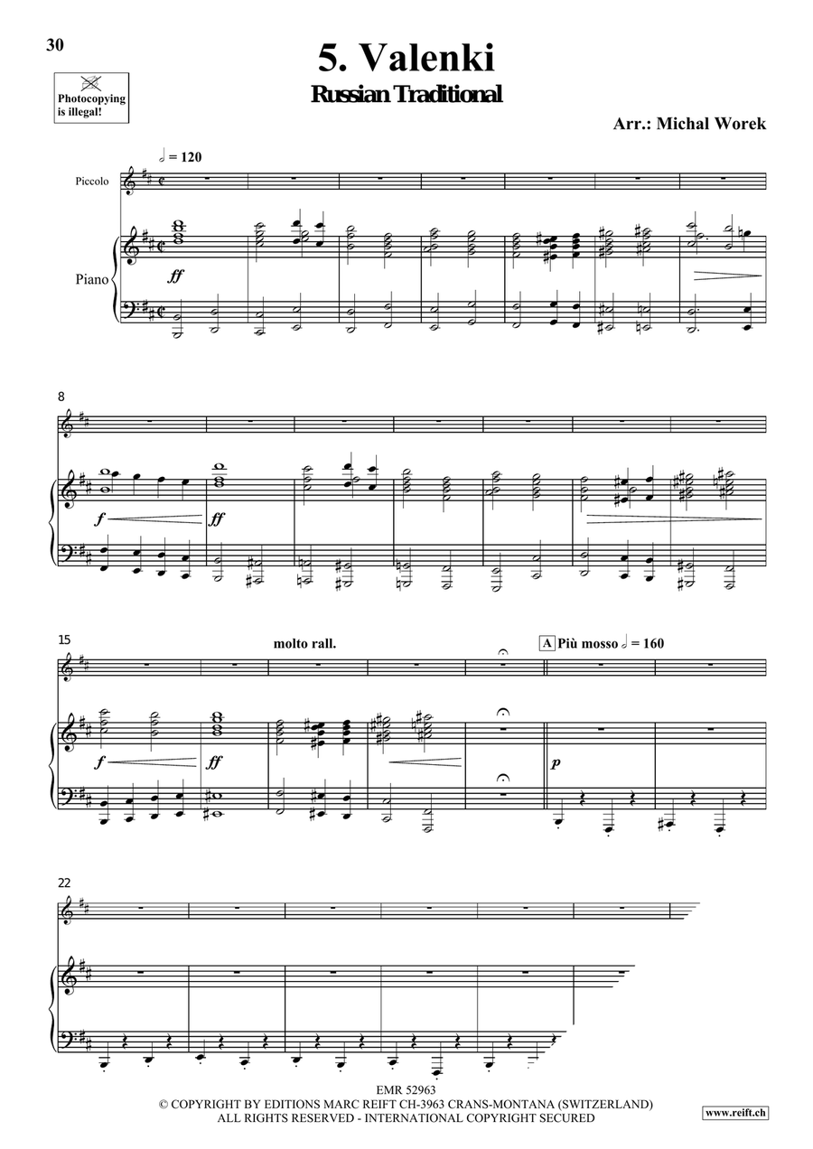 Around The World Volume 7 Piccolo scores gallery preview page 9