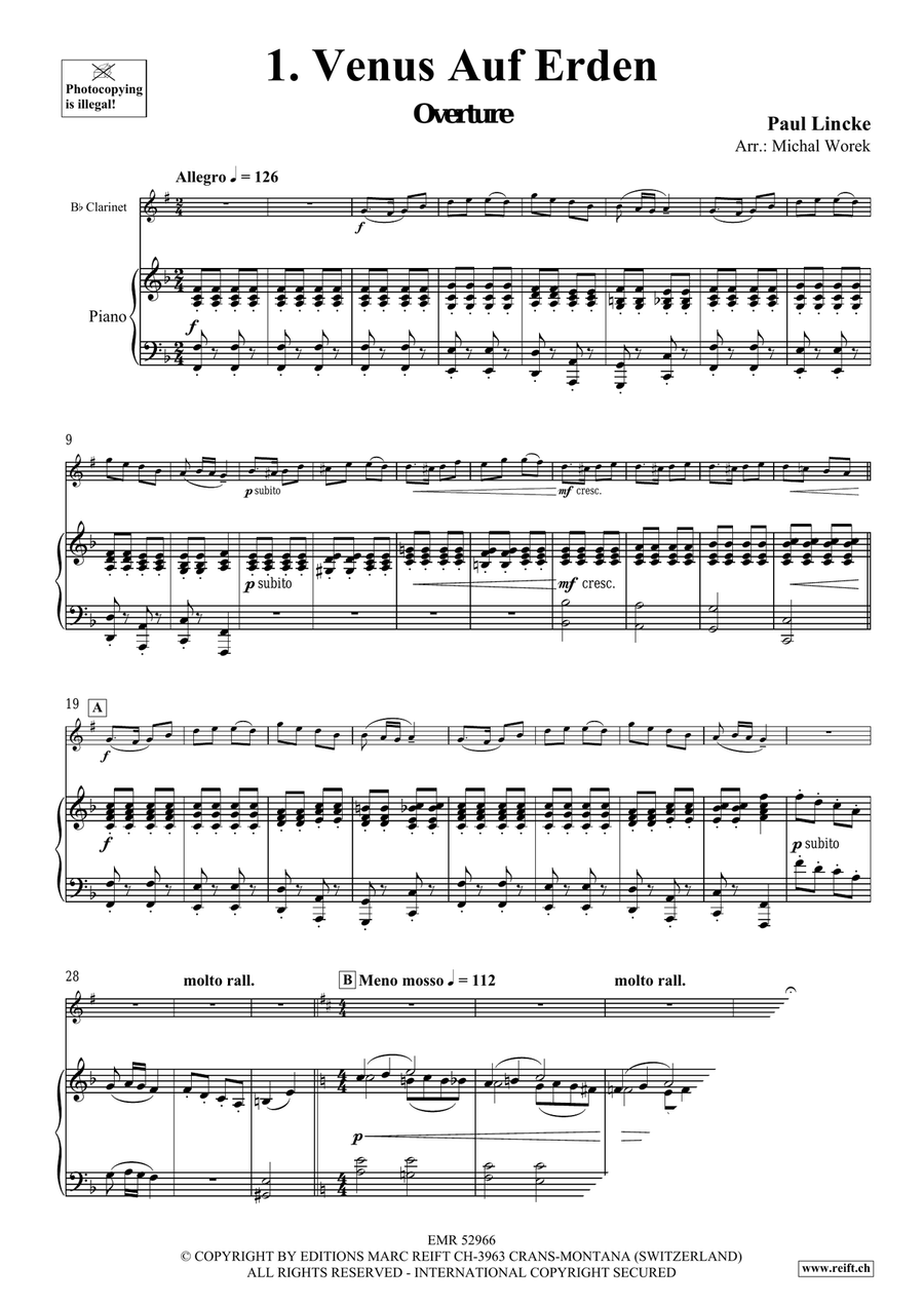 Around The World Volume 7 Clarinet Solo scores gallery preview page 5