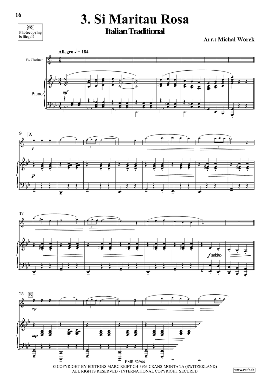 Around The World Volume 7 Clarinet Solo scores gallery preview page 7
