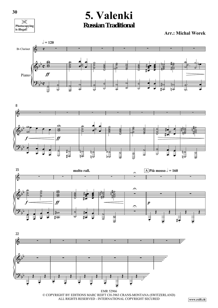 Around The World Volume 7 Clarinet Solo scores gallery preview page 9