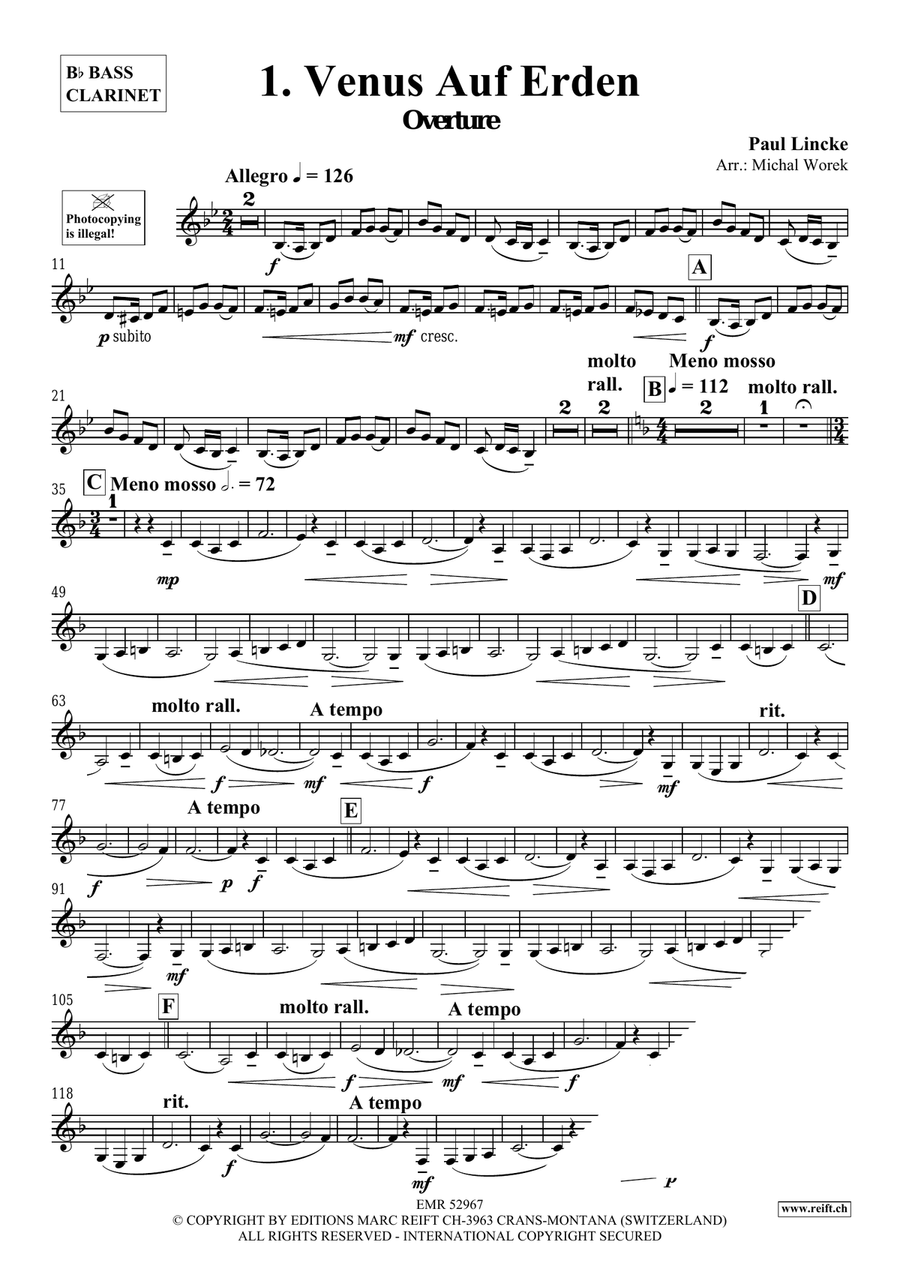 Around The World Volume 7 Bass Clarinet scores gallery preview page 4