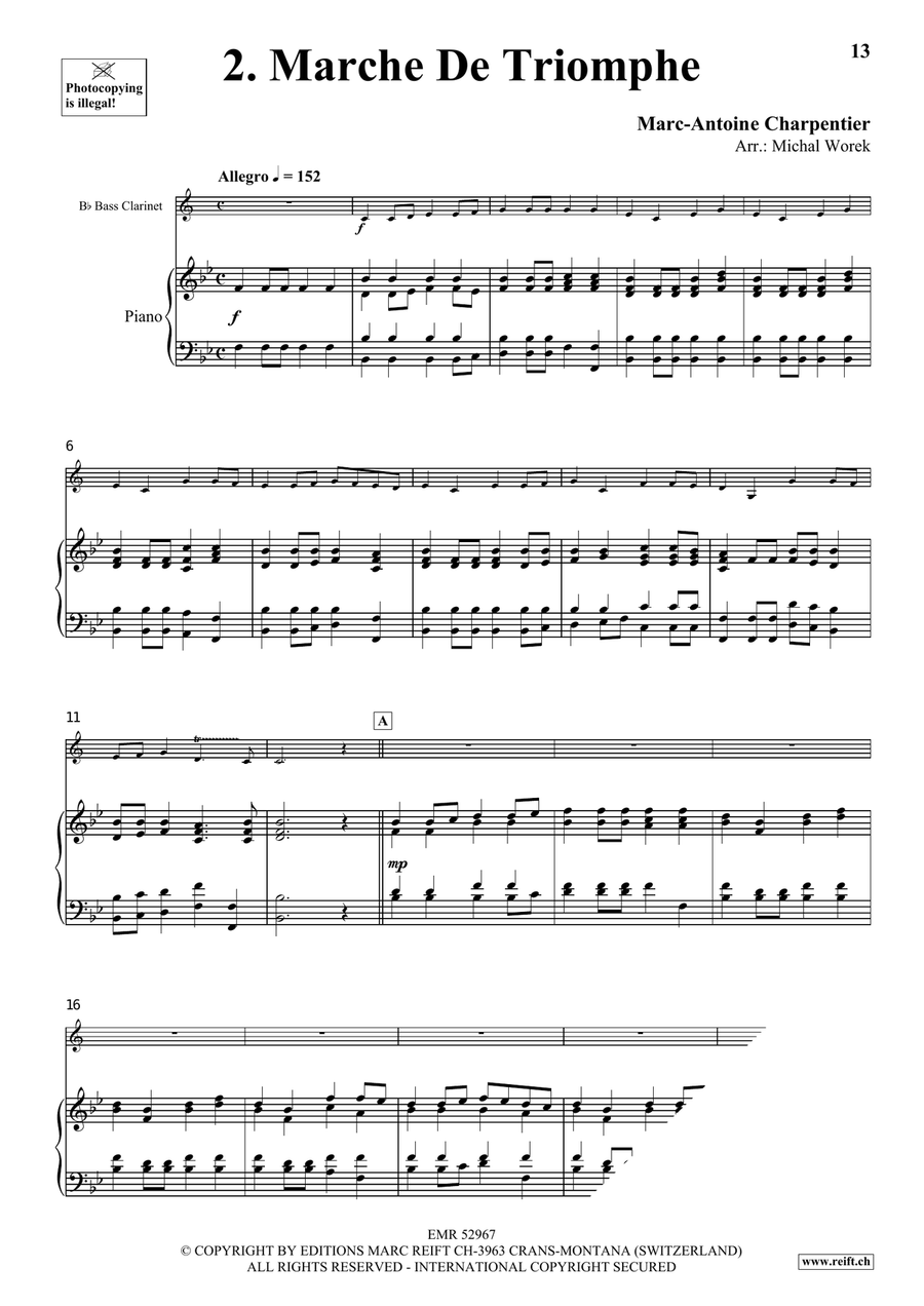 Around The World Volume 7 Bass Clarinet scores gallery preview page 6