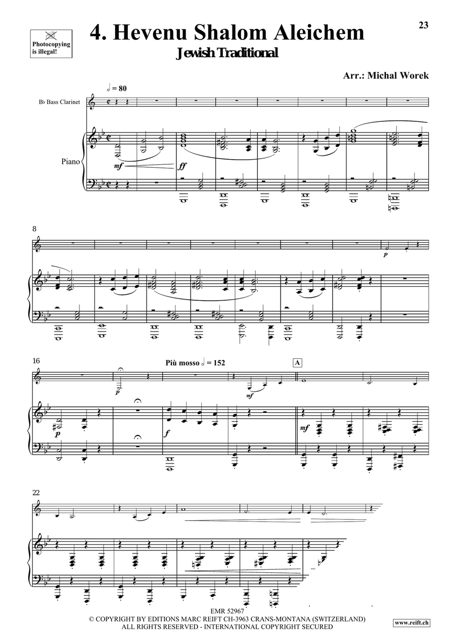Around The World Volume 7 Bass Clarinet scores gallery preview page 8