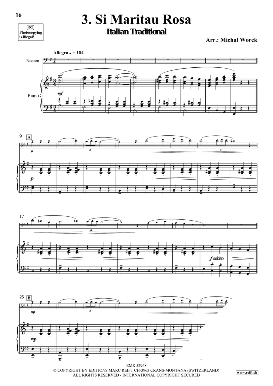 Around The World Volume 7 Bassoon Solo scores gallery preview page 7