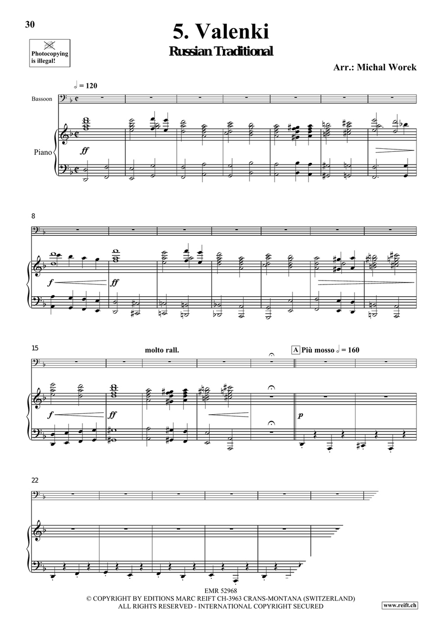 Around The World Volume 7 Bassoon Solo scores gallery preview page 9