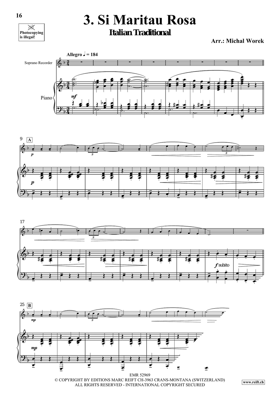 Around The World Volume 7 Soprano Recorder scores gallery preview page 7