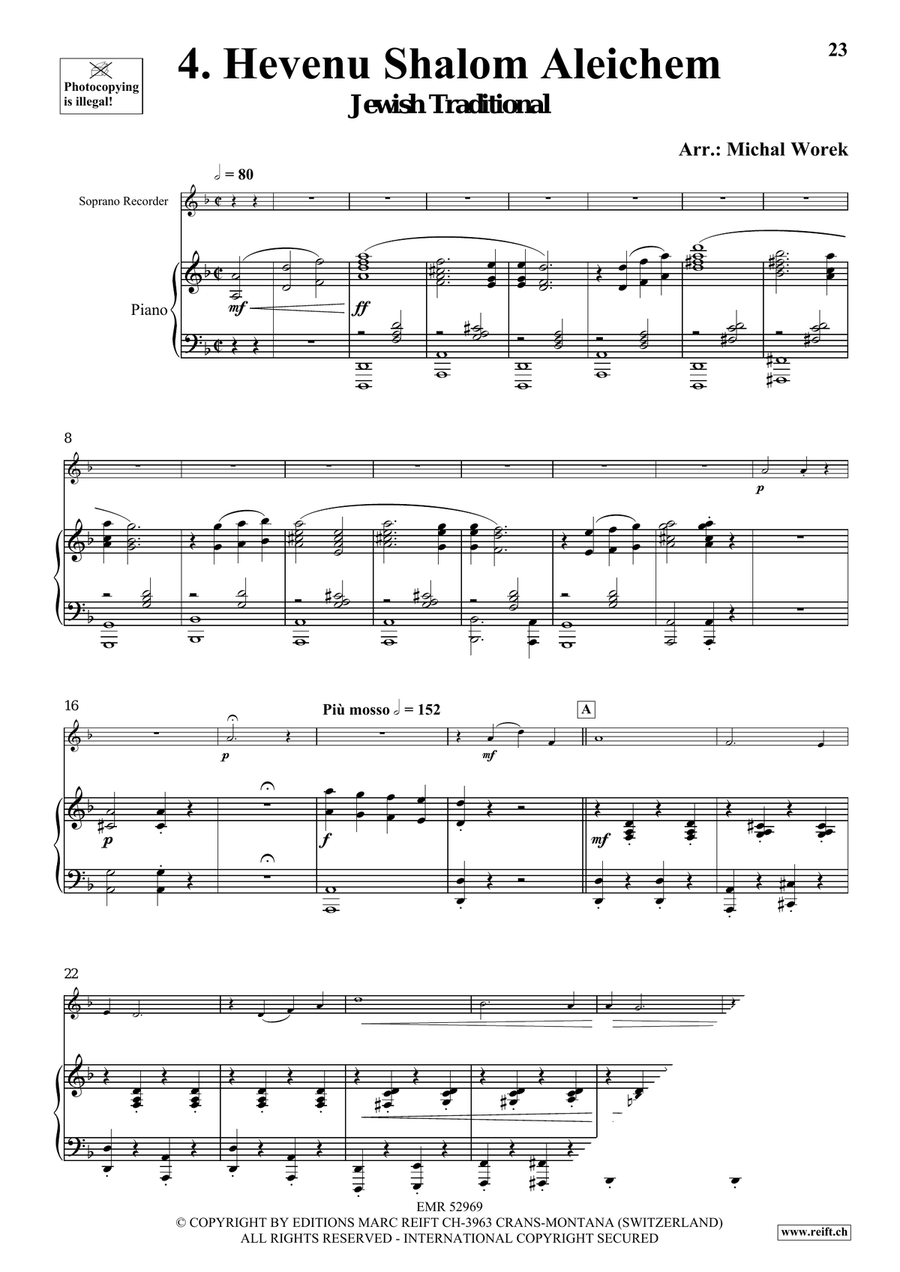 Around The World Volume 7 Soprano Recorder scores gallery preview page 8