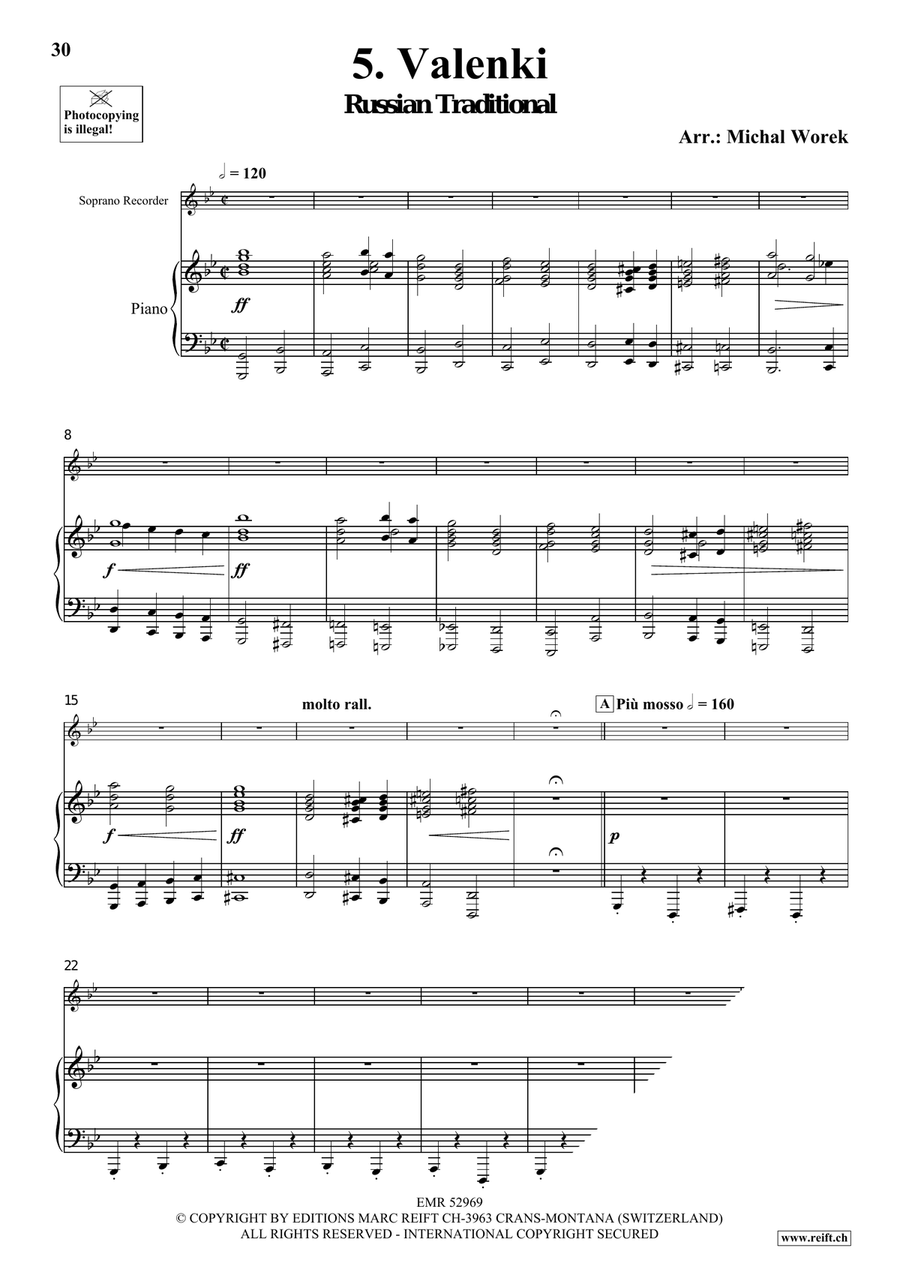 Around The World Volume 7 Soprano Recorder scores gallery preview page 9