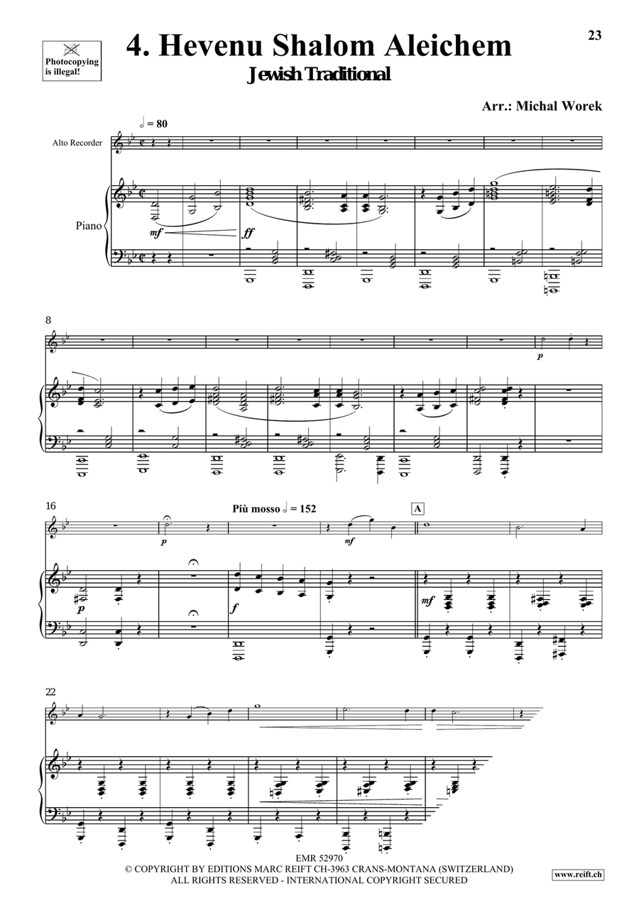 Around The World Volume 7 Alto Recorder scores gallery preview page 8
