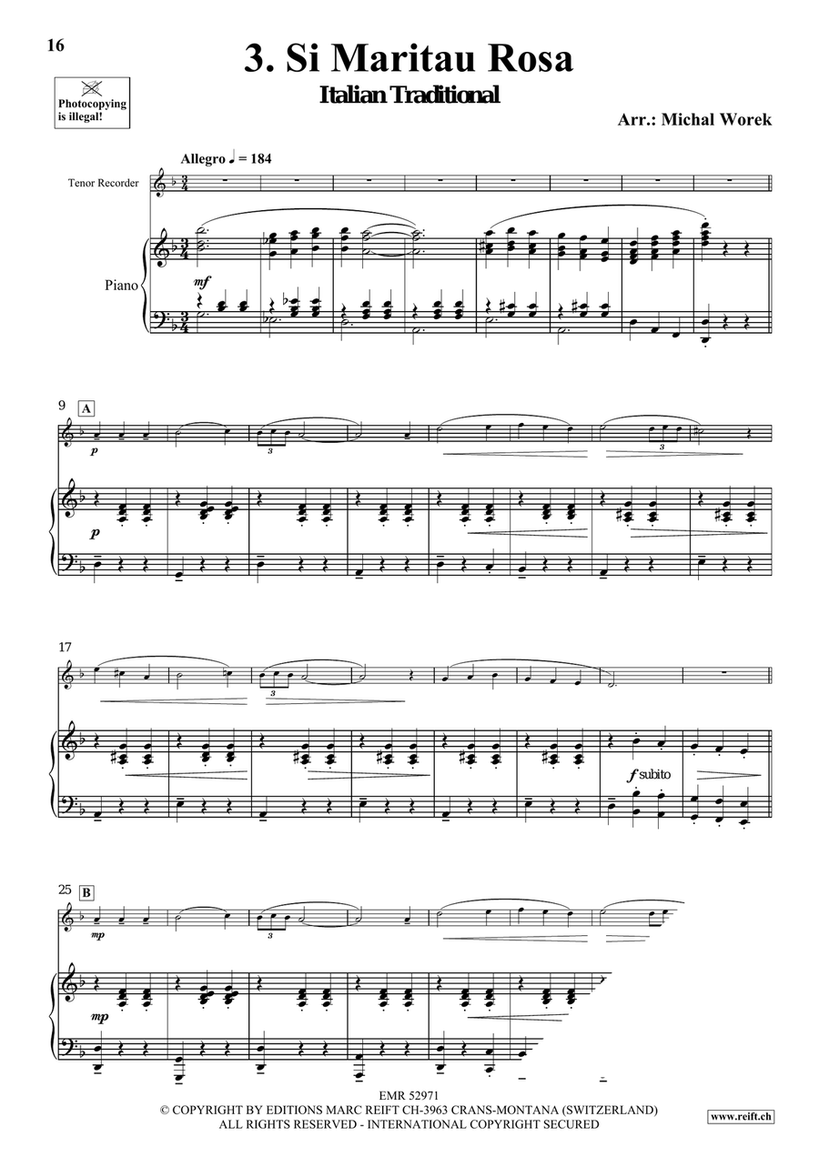 Around The World Volume 7 Tenor Recorder scores gallery preview page 7