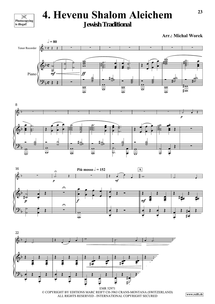 Around The World Volume 7 Tenor Recorder scores gallery preview page 8