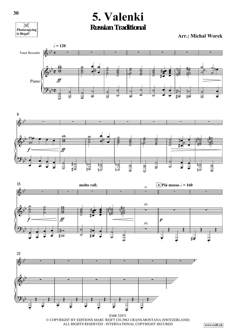 Around The World Volume 7 Tenor Recorder scores gallery preview page 9