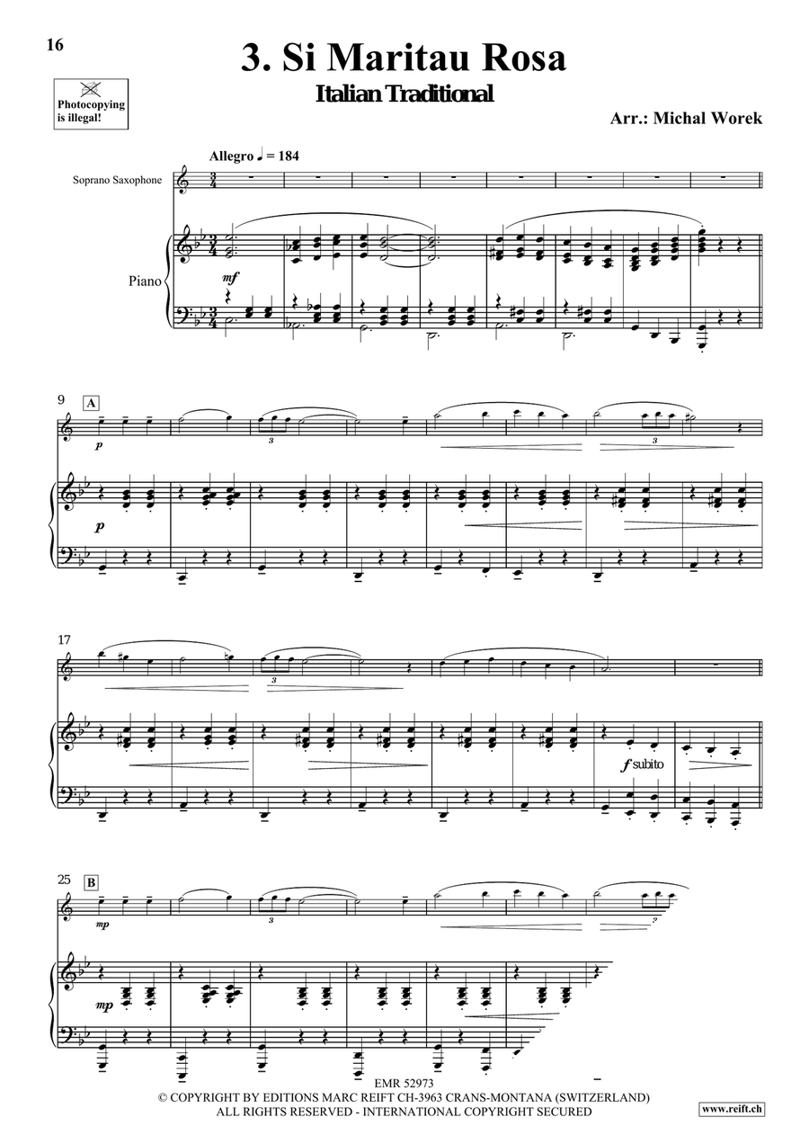 Around The World Volume 7 Soprano Saxophone scores gallery preview page 7