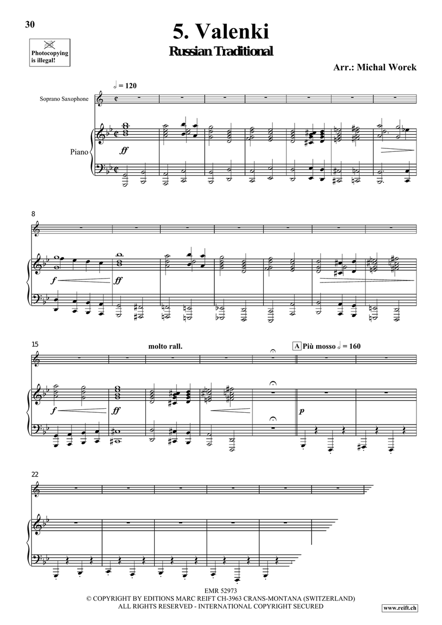 Around The World Volume 7 Soprano Saxophone scores gallery preview page 9