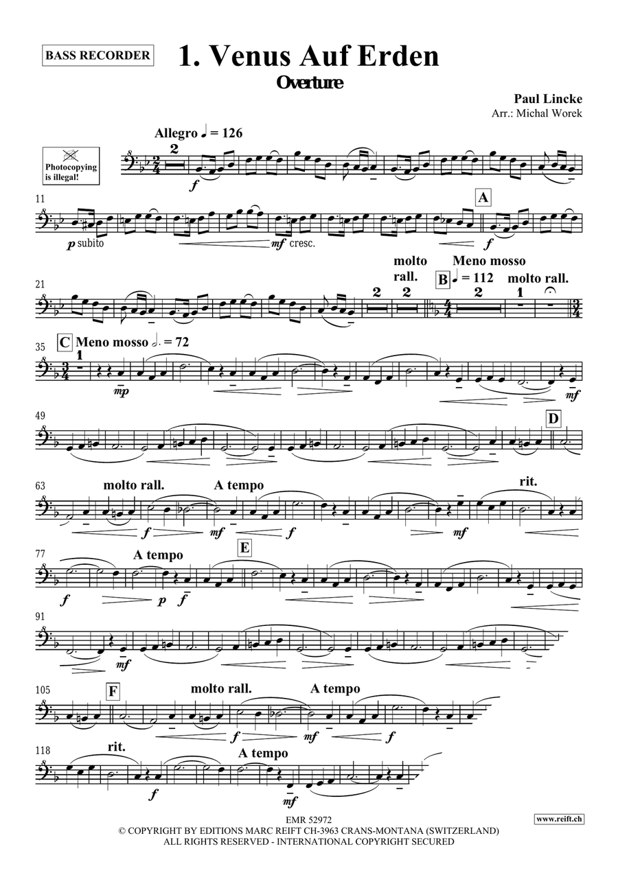 Around The World Volume 7 Bass Recorder scores gallery preview page 4