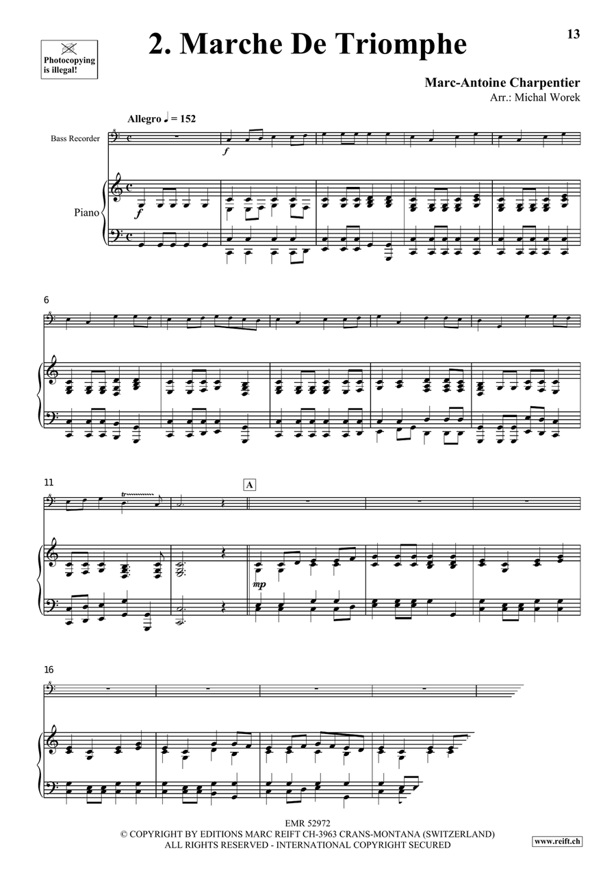 Around The World Volume 7 Bass Recorder scores gallery preview page 6