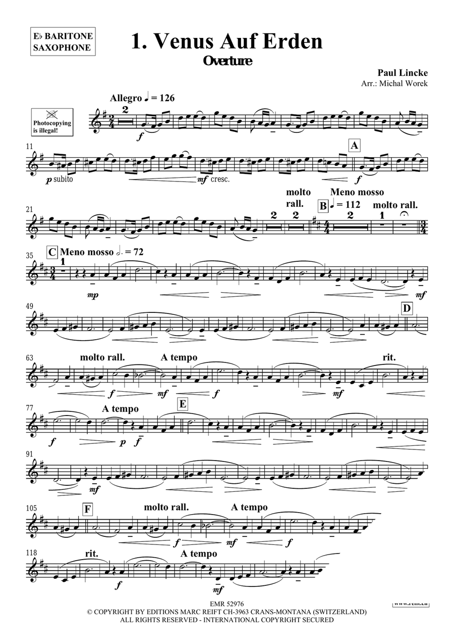 Around The World Volume 7 Baritone Saxophone scores gallery preview page 4