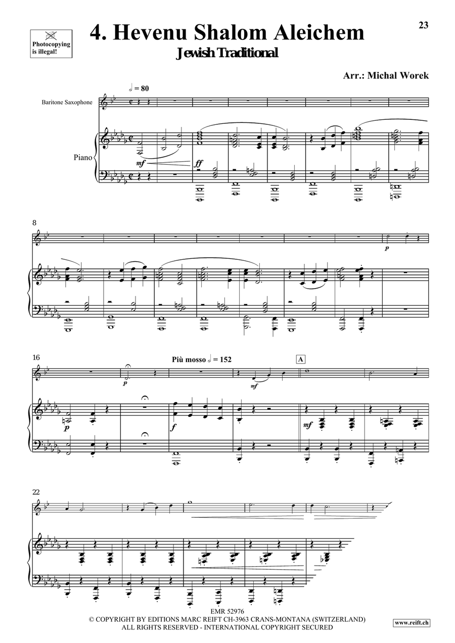 Around The World Volume 7 Baritone Saxophone scores gallery preview page 8