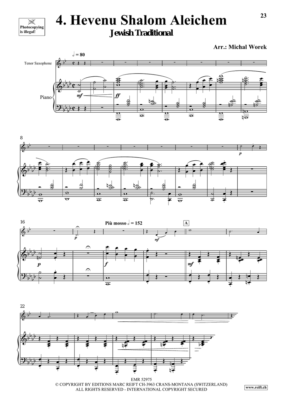 Around The World Volume 7 Tenor Saxophone scores gallery preview page 8