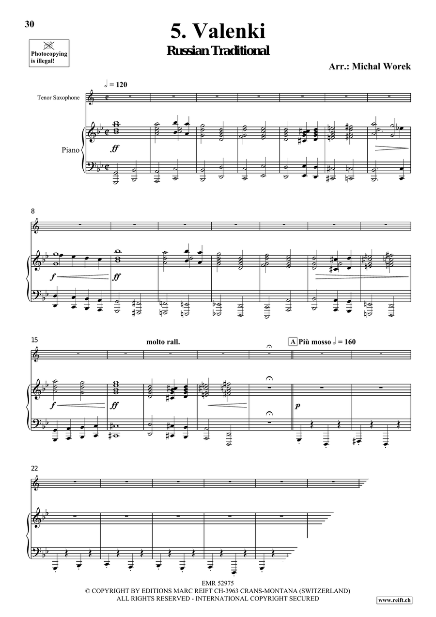 Around The World Volume 7 Tenor Saxophone scores gallery preview page 9