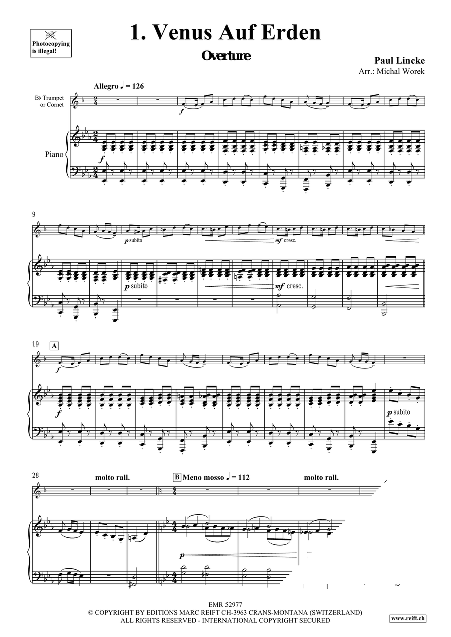 Around The World Volume 7 Cornet scores gallery preview page 5
