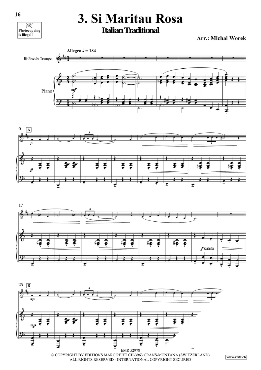 Around The World Volume 7 Piccolo Trumpet scores gallery preview page 7