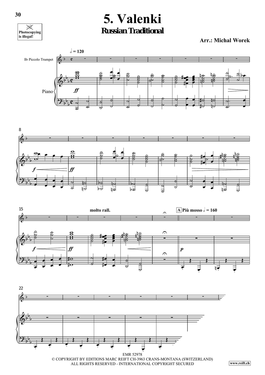 Around The World Volume 7 Piccolo Trumpet scores gallery preview page 9