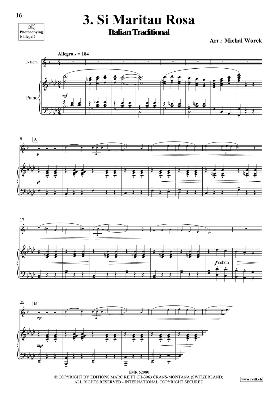 Around The World Volume 7 Horn scores gallery preview page 7
