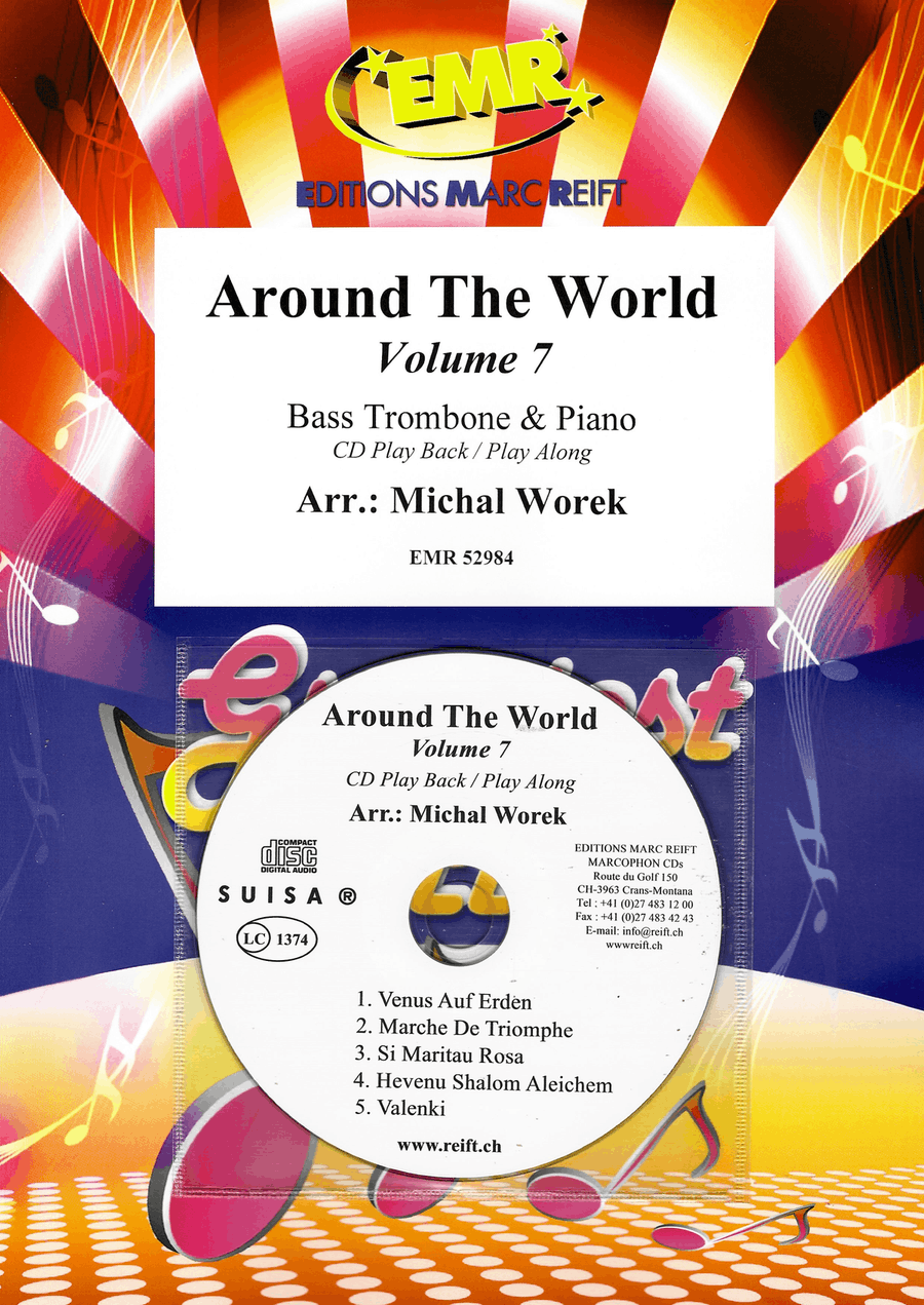 Around The World Volume 7 Trombone scores gallery preview page 1