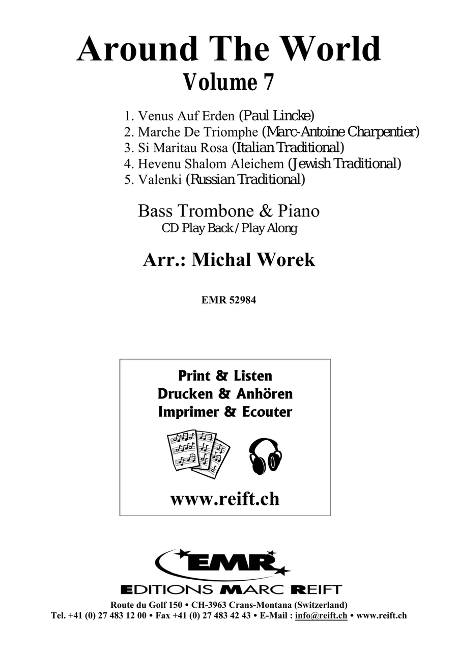 Around The World Volume 7 Trombone scores gallery preview page 2