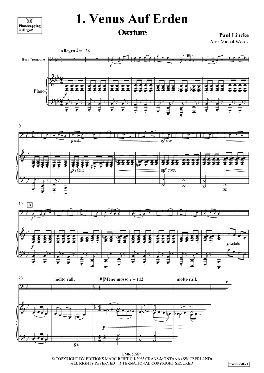 Around The World Volume 7 Trombone scores gallery preview page 5
