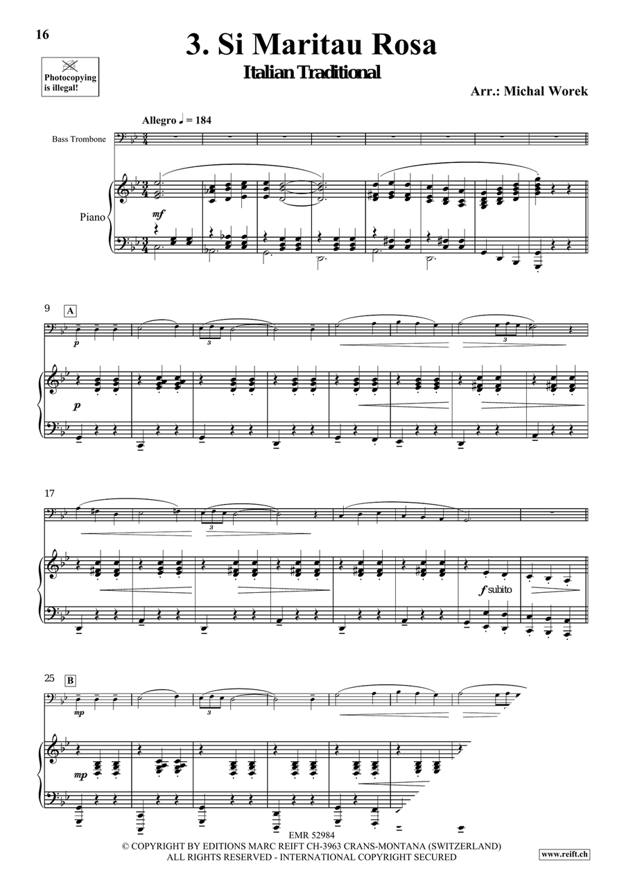 Around The World Volume 7 Trombone scores gallery preview page 7