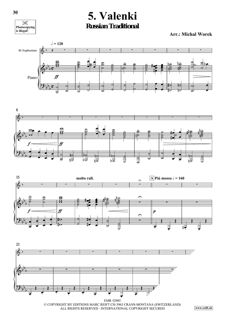 Around The World Volume 7 Euphonium scores gallery preview page 9